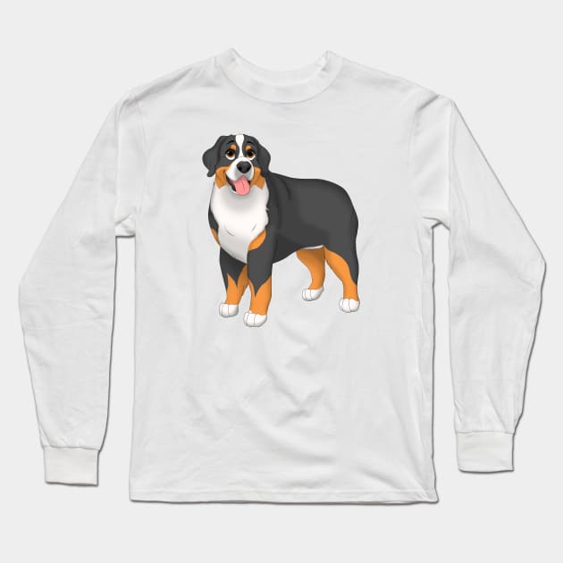 Bernese Mountain Dog Long Sleeve T-Shirt by millersye